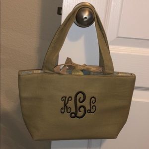 Monogrammed Canvas Tote